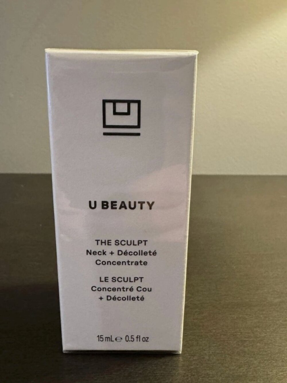 U Beauty The SCULPT Neck Decollete Concentrate 15 ml .5 oz Large Travel NIB